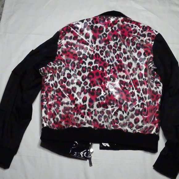 Authentic Dsquared2 Leopard Print Biker Jacket - Picture 4 of 7